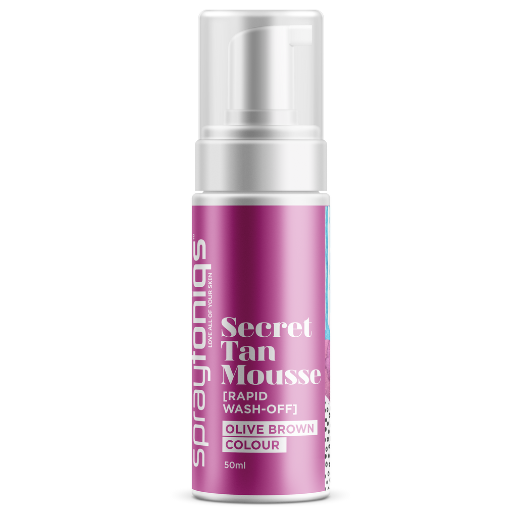 Secret Tan Travel Mini Mousse (Rapid 2Hr+Wash off) Olive Brown